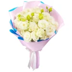 Букет из 9 белых эустом